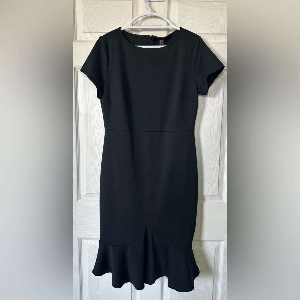 VFSHOW VFEMAG Black Short Sleeve Flare Bottom Dress Size XL NWT
